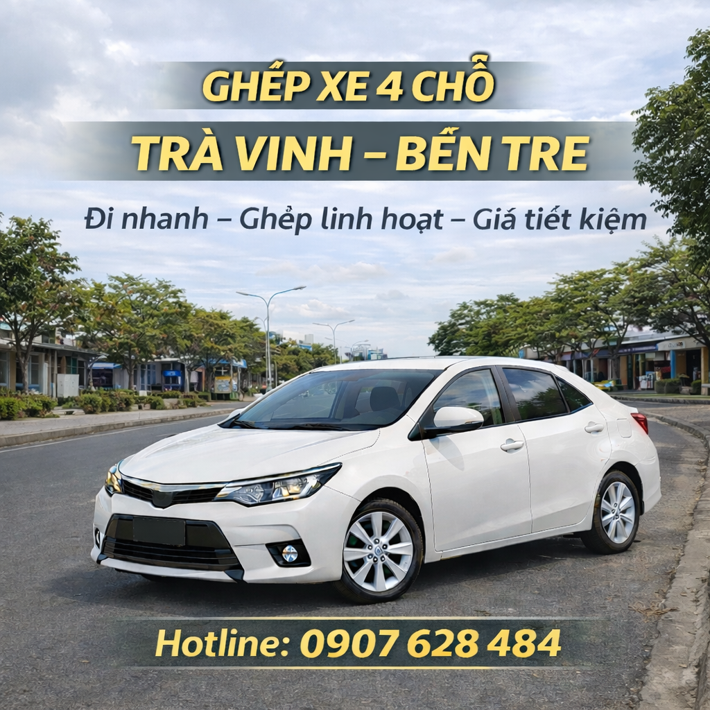 Alternative view of Xe Tiện Chuyến Trà Vinh – Bến Tre