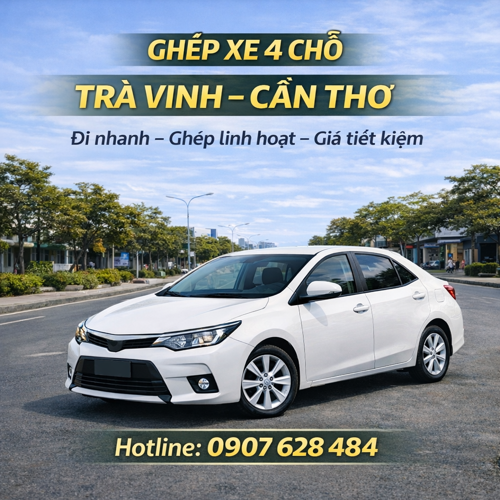 Alternative view of Xe Tiện Chuyến Trà Vinh – Cần Thơ