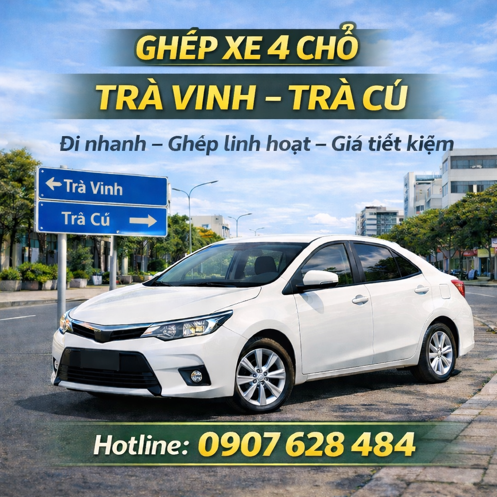 taxi trà cú trà vinh